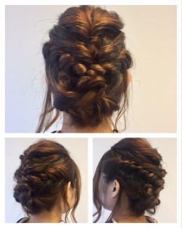 ヘアアレンジ 着物 奈良